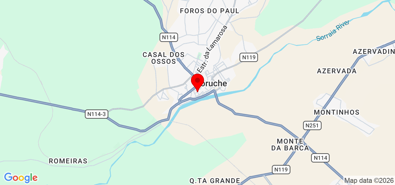 Mil Motivos Catering - Santarém - Coruche - Mapa