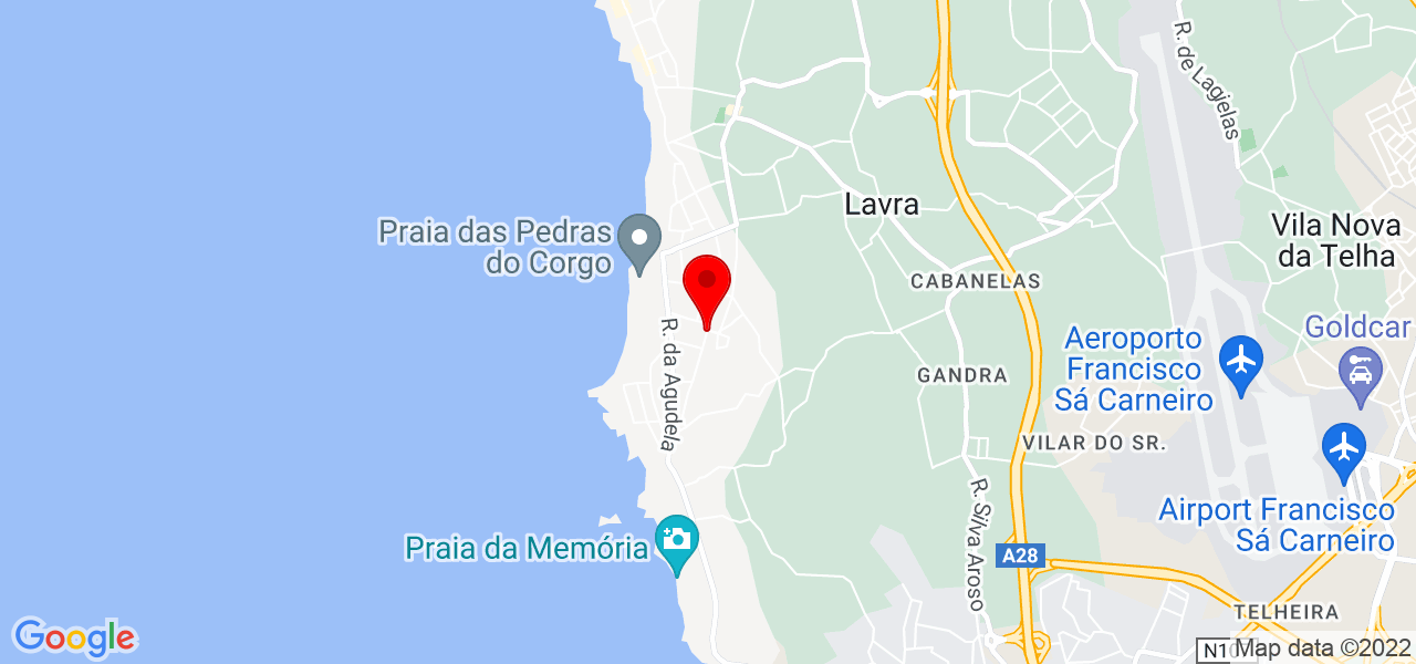 Vanessa Nunes - Porto - Matosinhos - Mapa