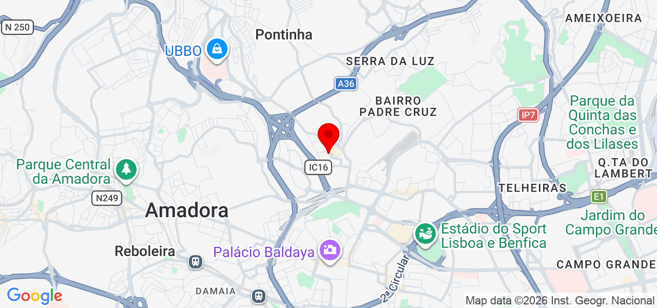 Nael&iacute; Santos - Lisboa - Odivelas - Mapa
