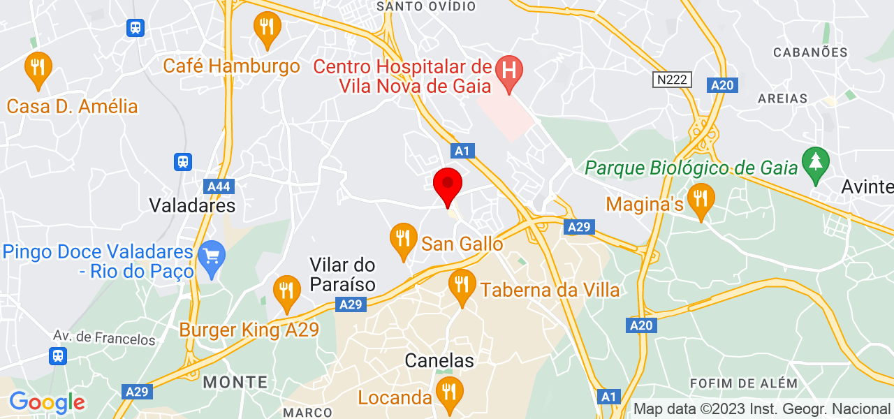 Ivo Rocha - Porto - Vila Nova de Gaia - Mapa