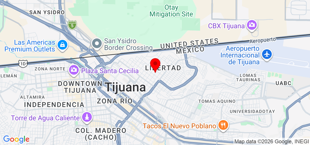 Reparacion de televisones tijuana664 - Baja California - Tijuana - Mapa