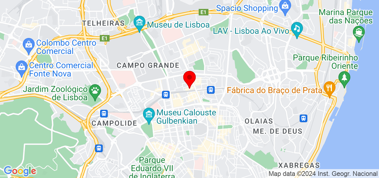 Easy Desinfesta&ccedil;&otilde;es - Lisboa - Lisboa - Mapa