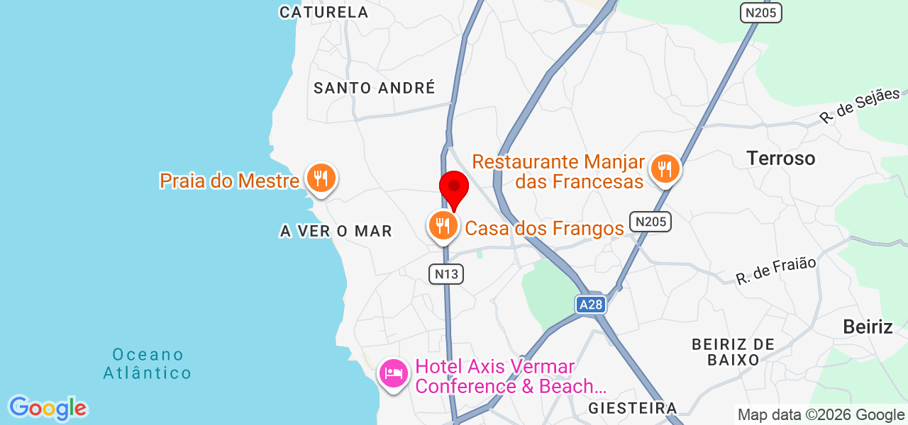Clara Manguele - Porto - Póvoa de Varzim - Map