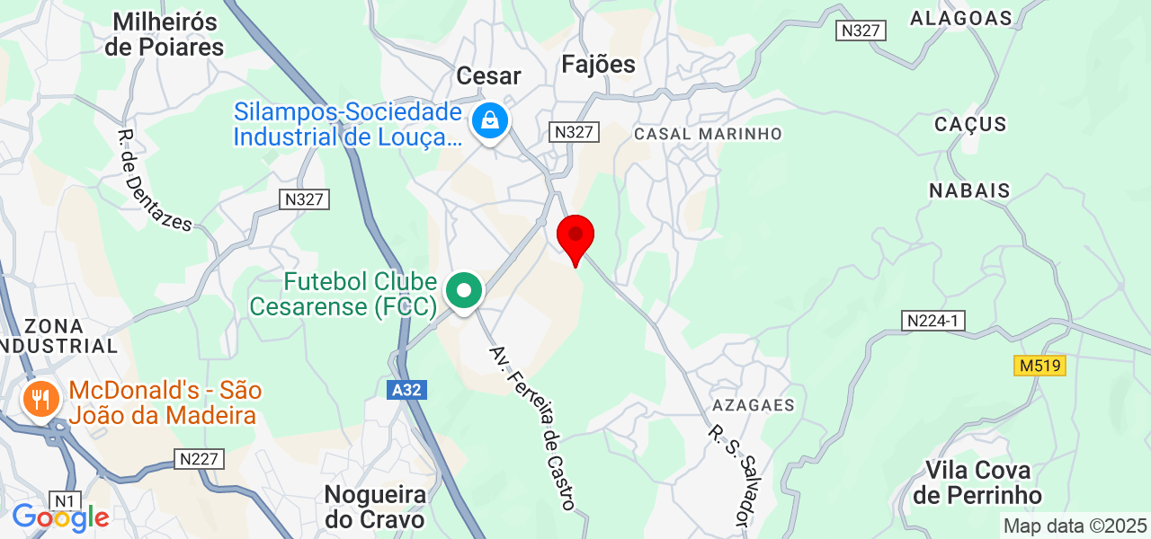 Lotus terapia - Aveiro - Oliveira de Azeméis - Map