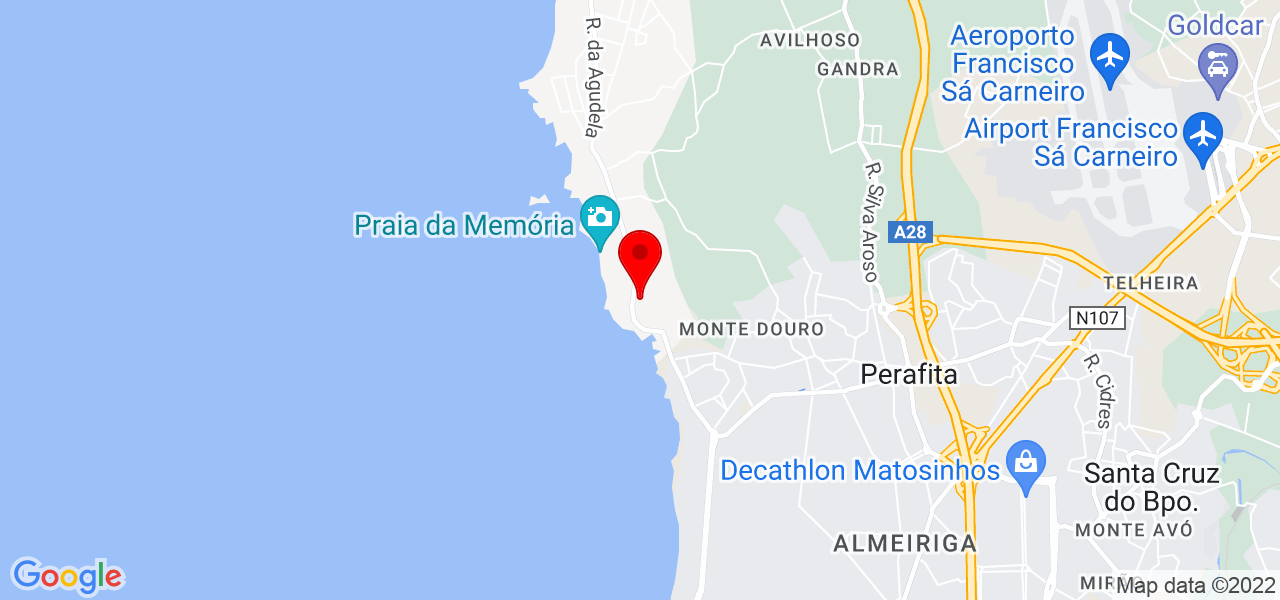 Claudia Fernandes - Porto - Matosinhos - Mapa