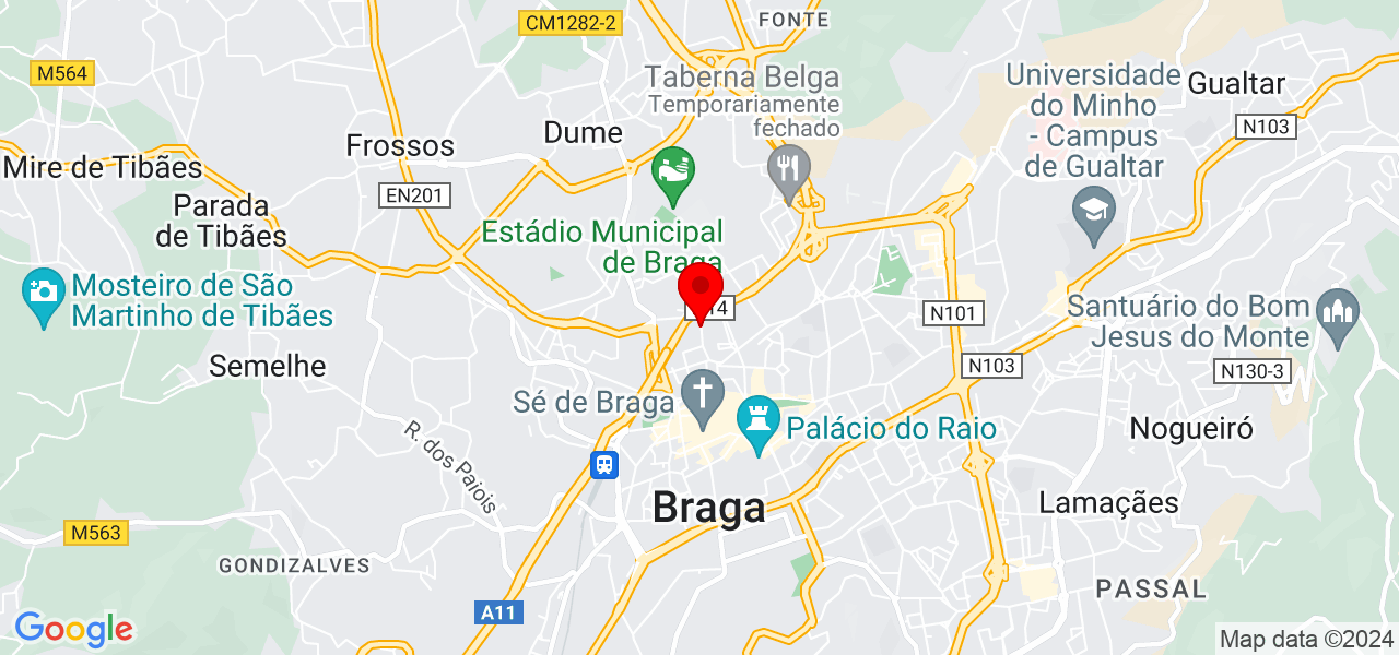 Walcilia Ferreira ( Espa&ccedil;o Health therapy) - Braga - Braga - Mapa