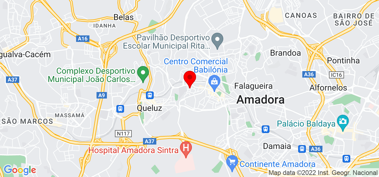 Henriqueta Ricardo - Lisboa - Amadora - Mapa