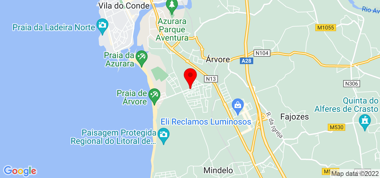 Engenharia de Menus - Porto - Vila do Conde - Mapa