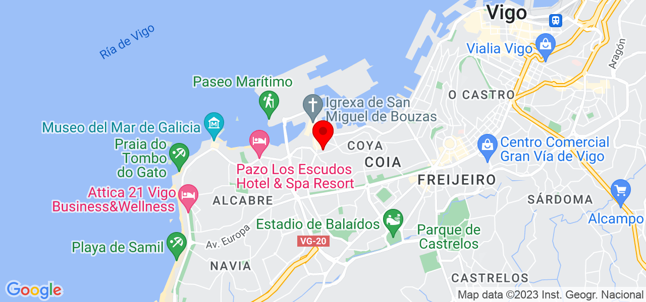 IRIA SAN MARCIAL - Galicia - Vigo - Mapa