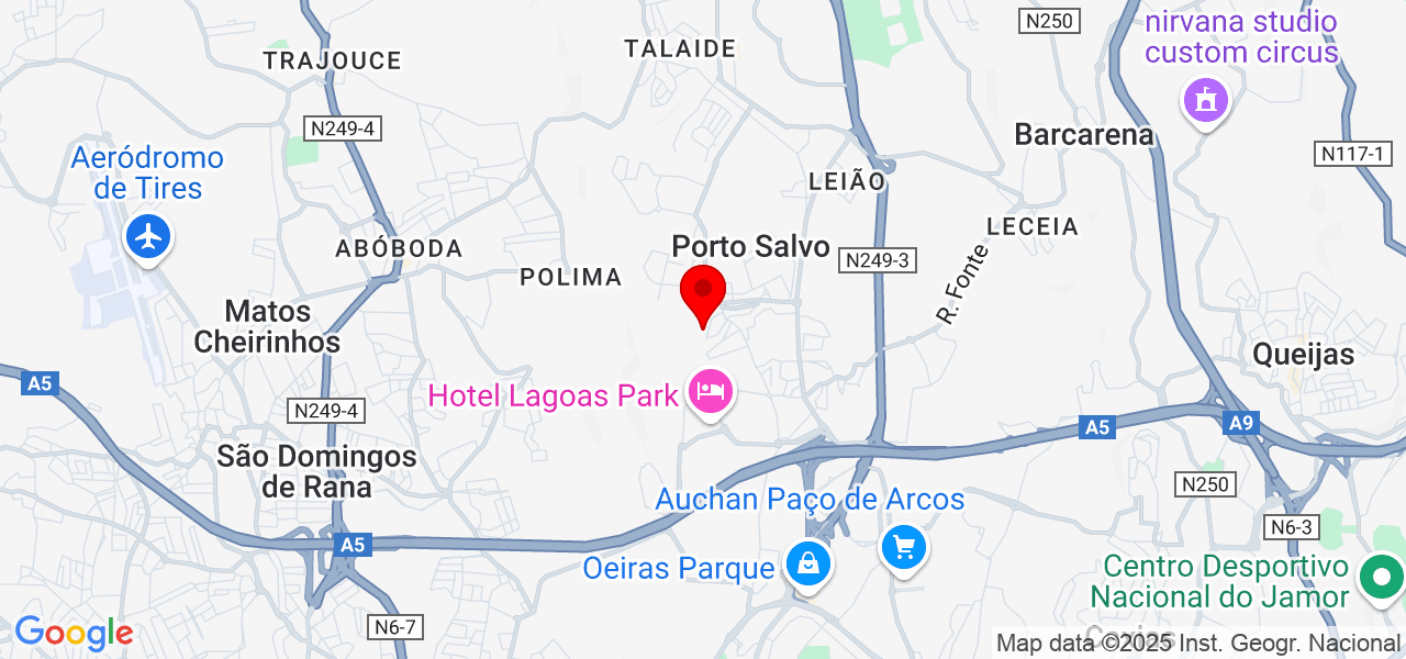 Joana dos Santos - Lisboa - Oeiras - Mapa