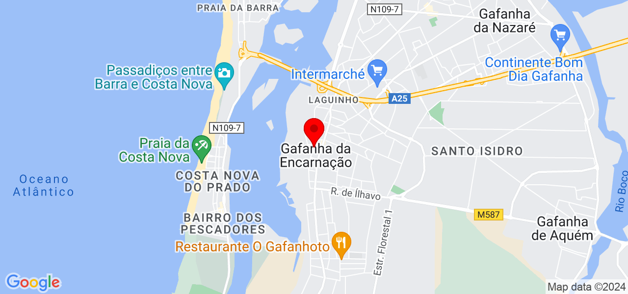 Carlos - Aveiro - Ílhavo - Map