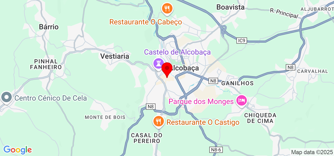 Soldadura e serralharia em geral - Leiria - Alcobaça - Mapa