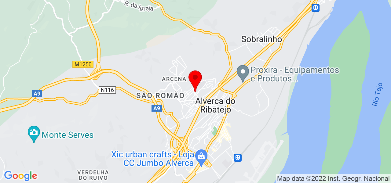 Alessandro Santos - Lisboa - Vila Franca de Xira - Mapa