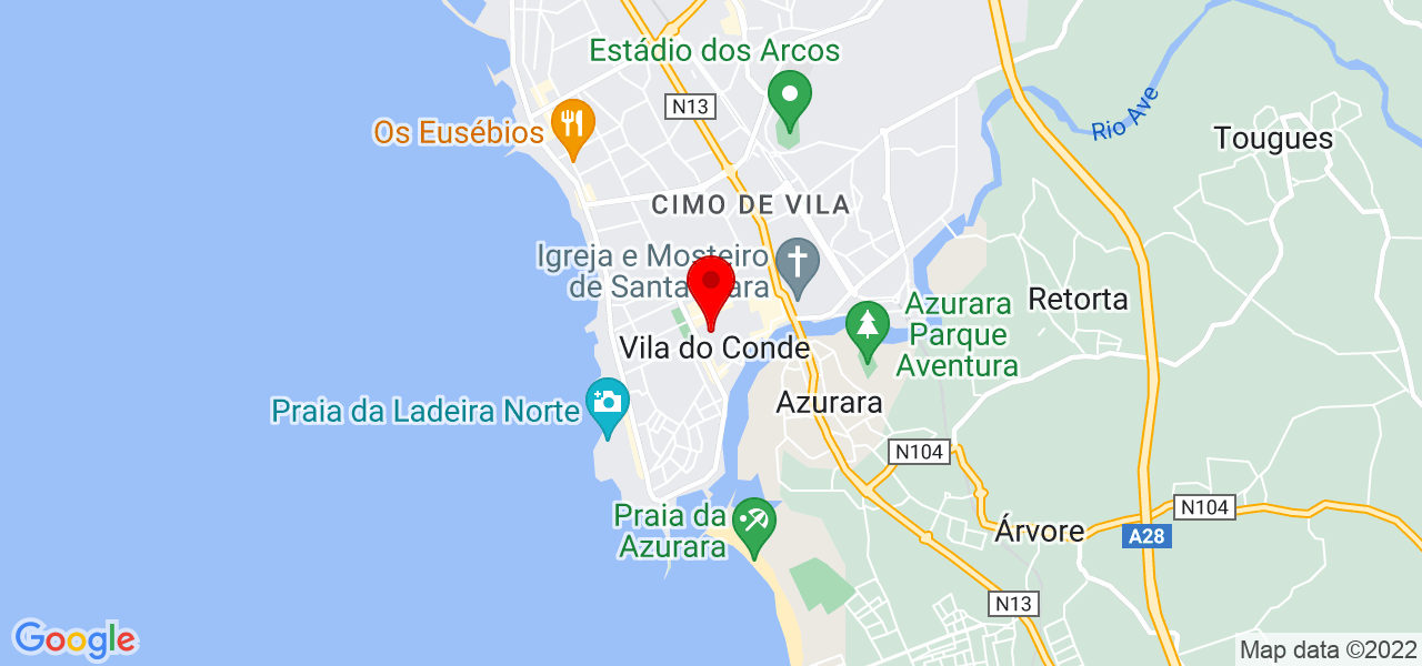 Maila Ferlic - Porto - Vila do Conde - Mapa