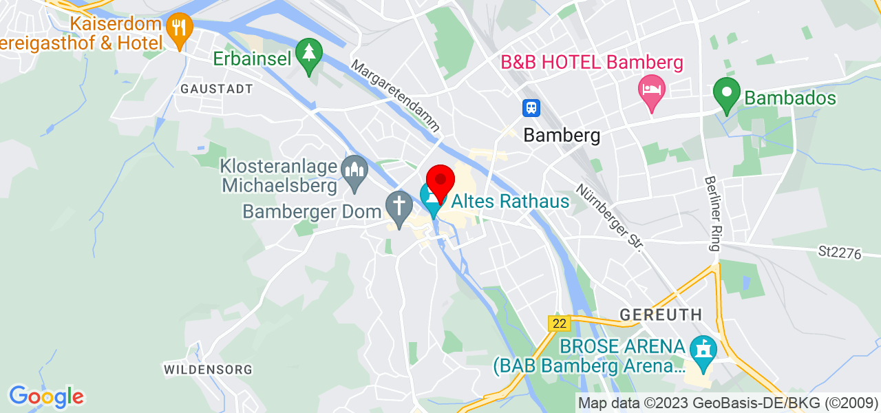 Justus Sch&uuml;mmer - Bayern - Bamberg - Karte
