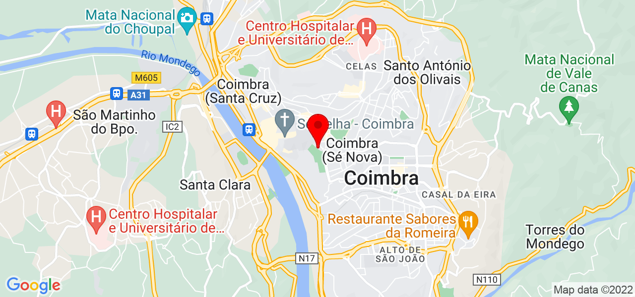 Bruna Rodrigues - Coimbra - Coimbra - Mapa