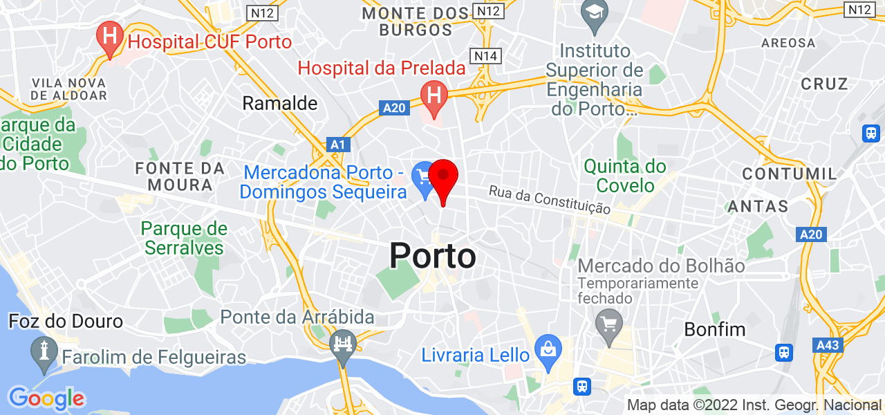 Porto Limpa - Porto - Porto - Mapa