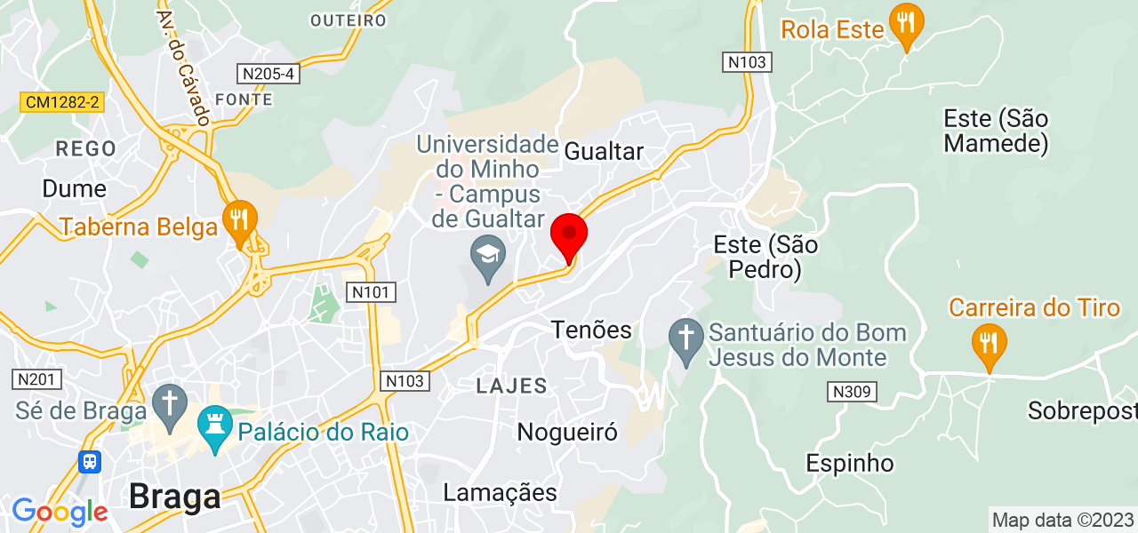 Gabriela - Braga - Braga - Mapa