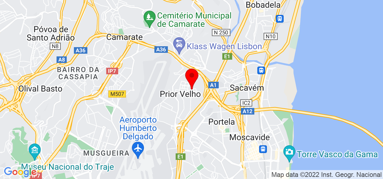 Jadson Oliveira - Lisboa - Loures - Mapa
