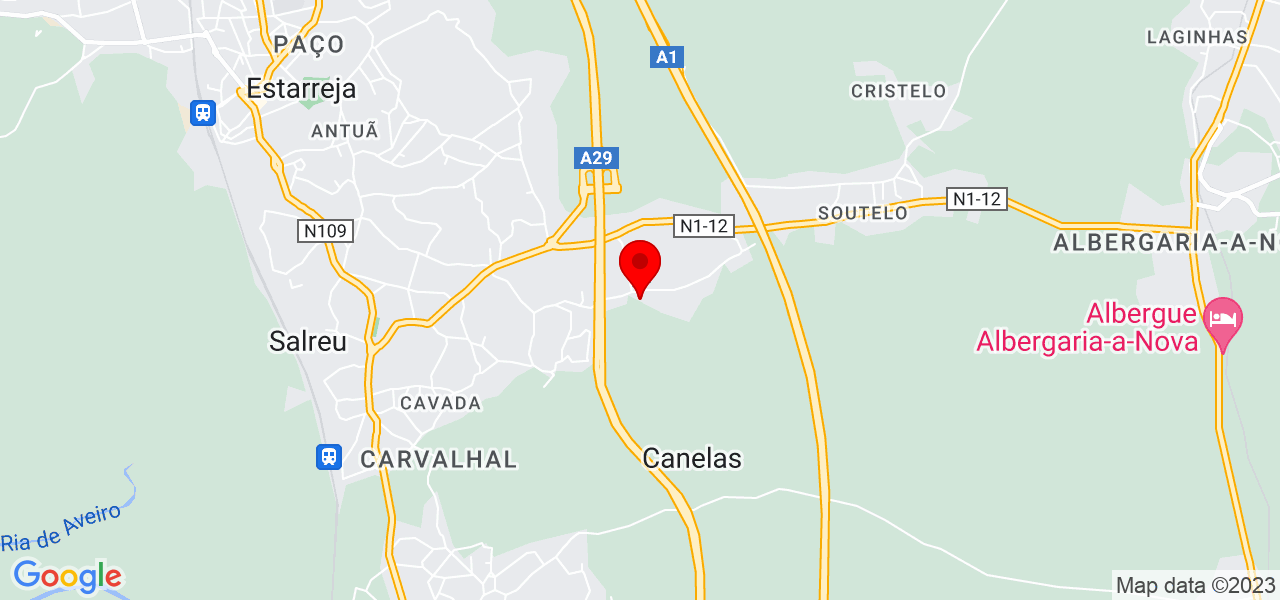 TANARA PINHEIRO - Aveiro - Estarreja - Mapa