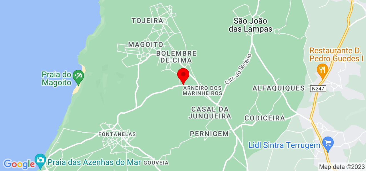 Lara Nascimento - Lisboa - Sintra - Mapa