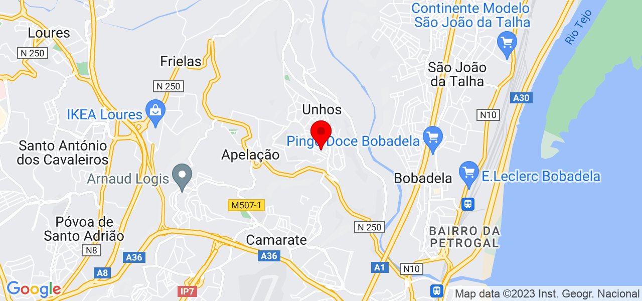 Portas abertas - Lisboa - Loures - Map