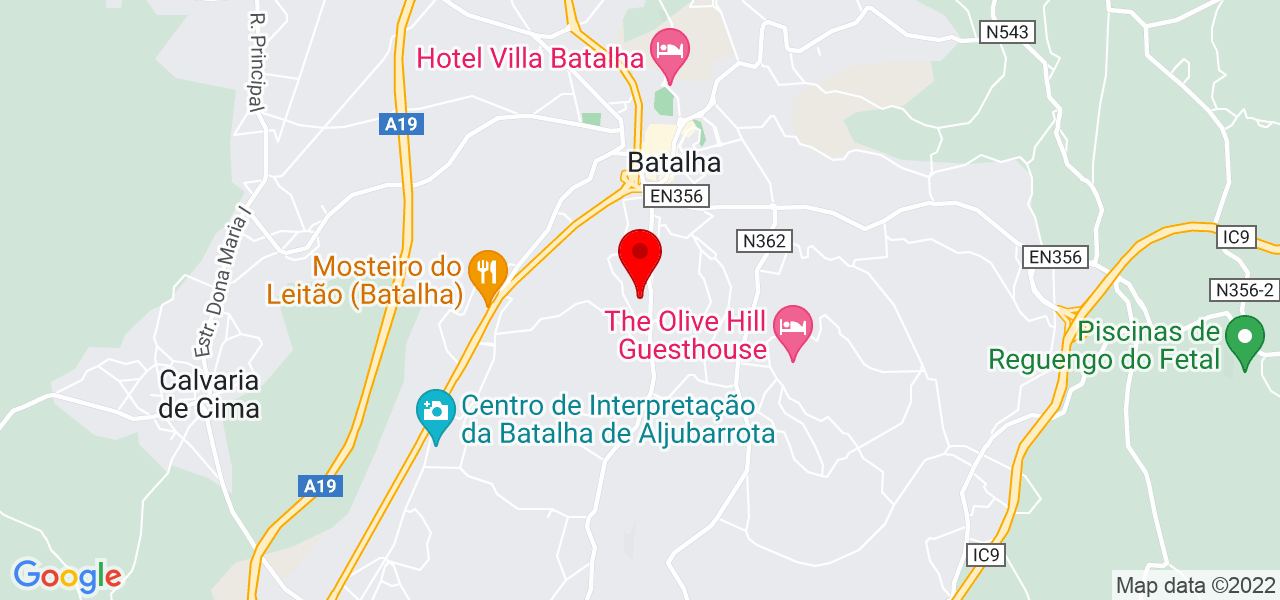 Carina Cristino - Leiria - Batalha - Mapa