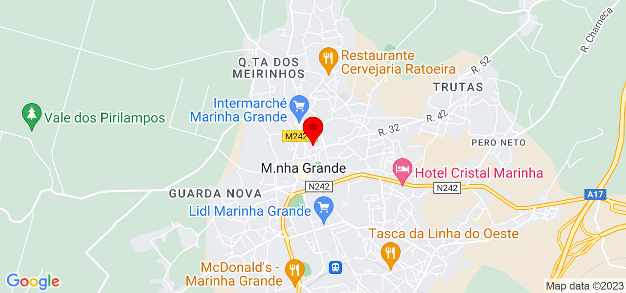 Marisa Silva - Leiria - Marinha Grande - Mapa