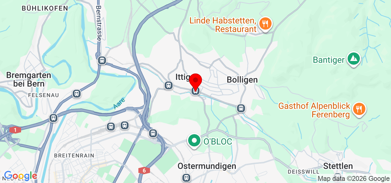 Mike Zürcher - Bern - Ittigen - Karte