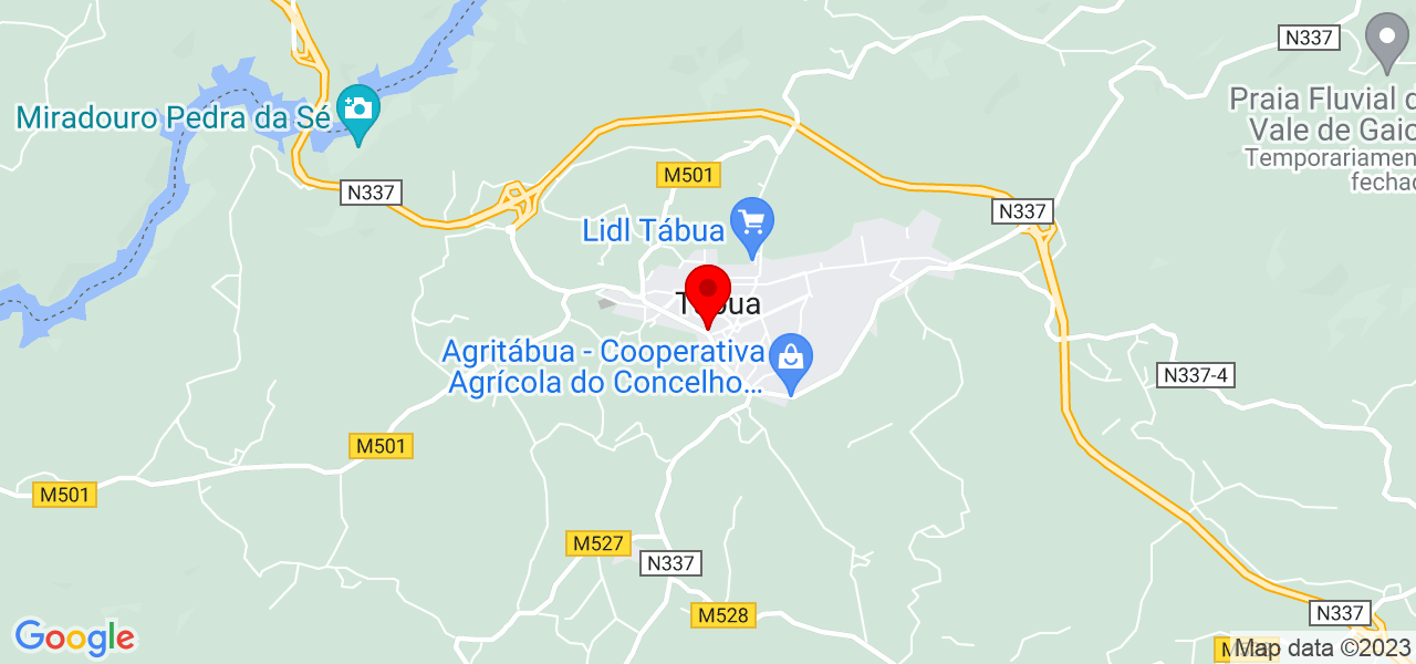 Aline Crespo - Coimbra - Tábua - Mapa