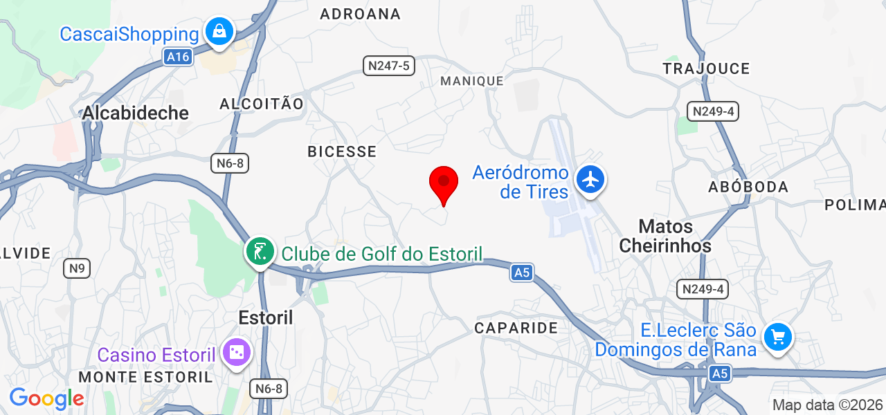Maria da Graça Velho - Lisboa - Cascais - Mapa