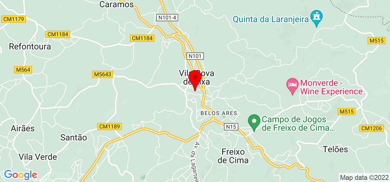 TRL- Teixeira&amp;Ribeiro, Lda - Porto - Felgueiras - Mapa