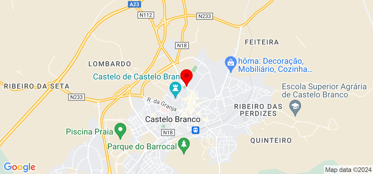 Isabel Carreira - Castelo Branco - Castelo Branco - Mapa