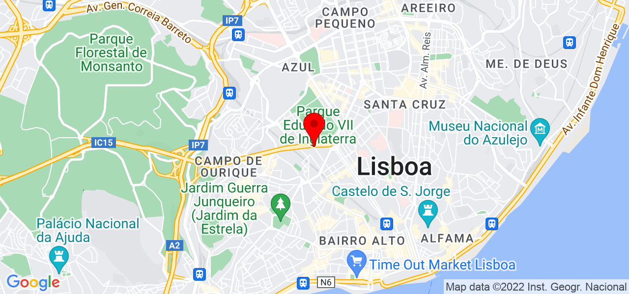 Tiago de Paula Carvalho - Lisboa - Lisboa - Mapa
