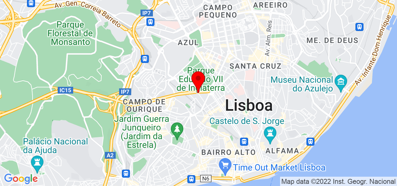 Tiago de Paula Carvalho - Lisboa - Lisboa - Map