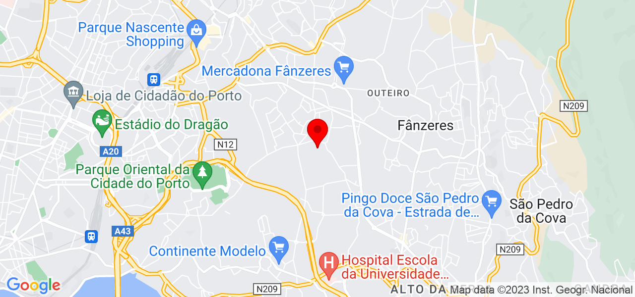 S&iacute;lvia Guimar&atilde;es - Porto - Gondomar - Mapa