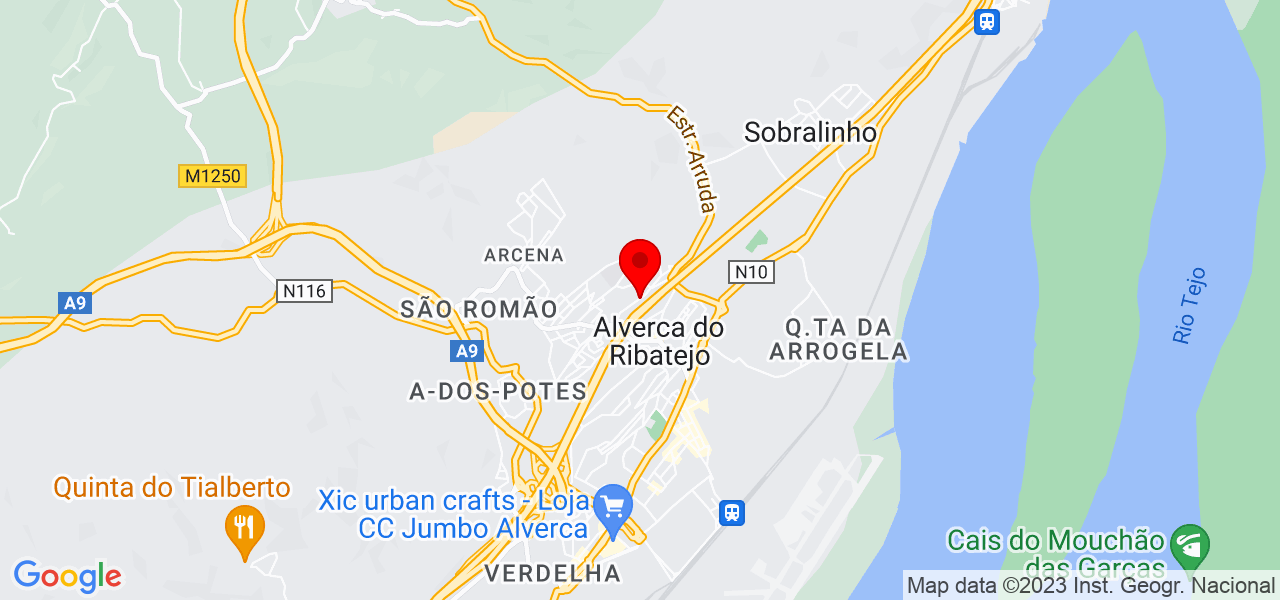 Mauro - Lisboa - Vila Franca de Xira - Mapa