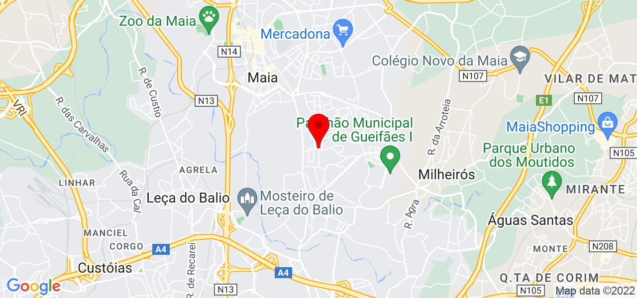 Ricardo Silva - Porto - Maia - Mapa