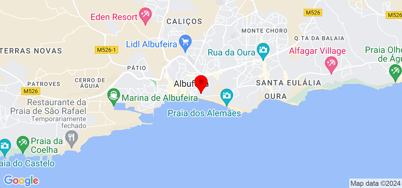 Isabela - Faro - Albufeira - Mapa