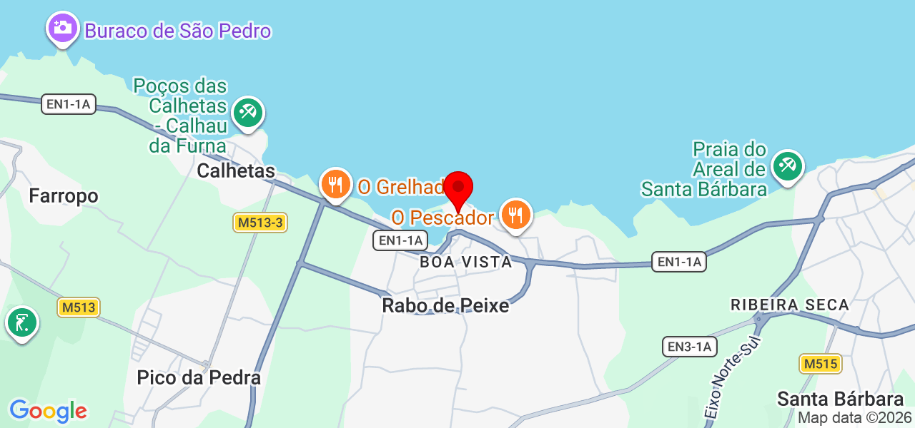 Oceano Therapy - Açores - Ribeira Grande - Mapa