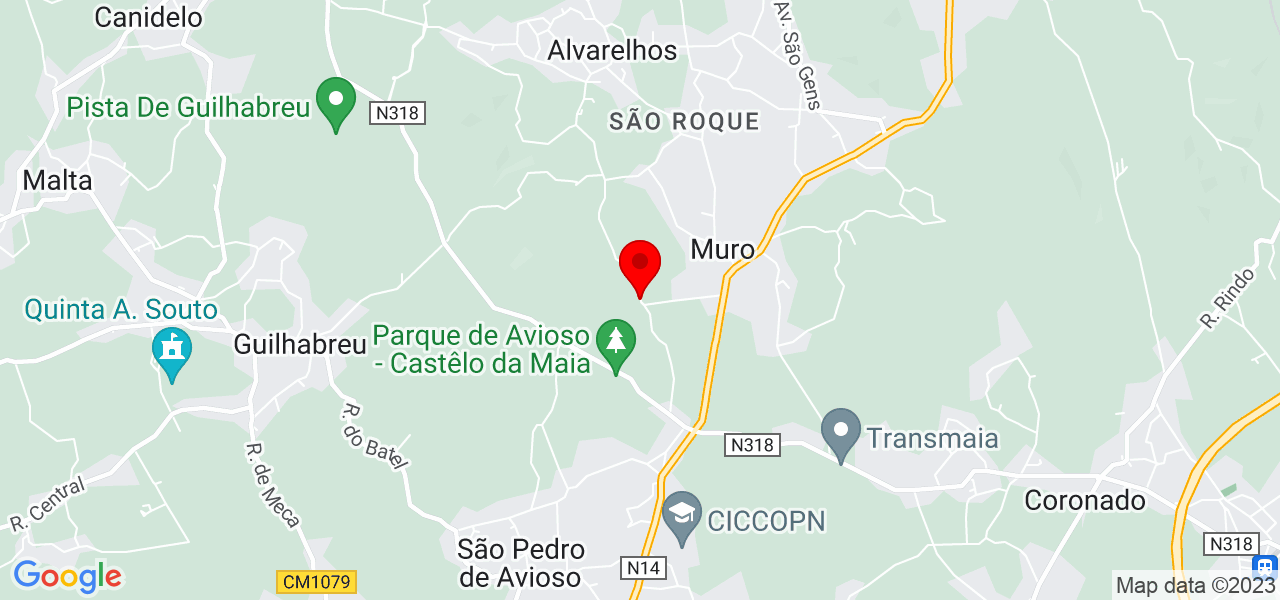 Rodrigo Dias - Porto - Trofa - Map