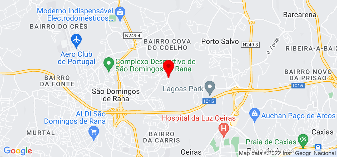 Pedro Lopes - Lisboa - Cascais - Mapa