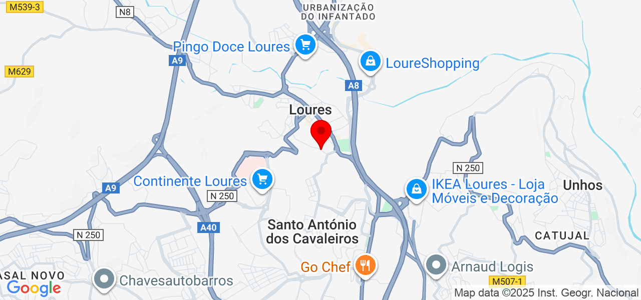 Samuel Santos - Lisboa - Loures - Carte