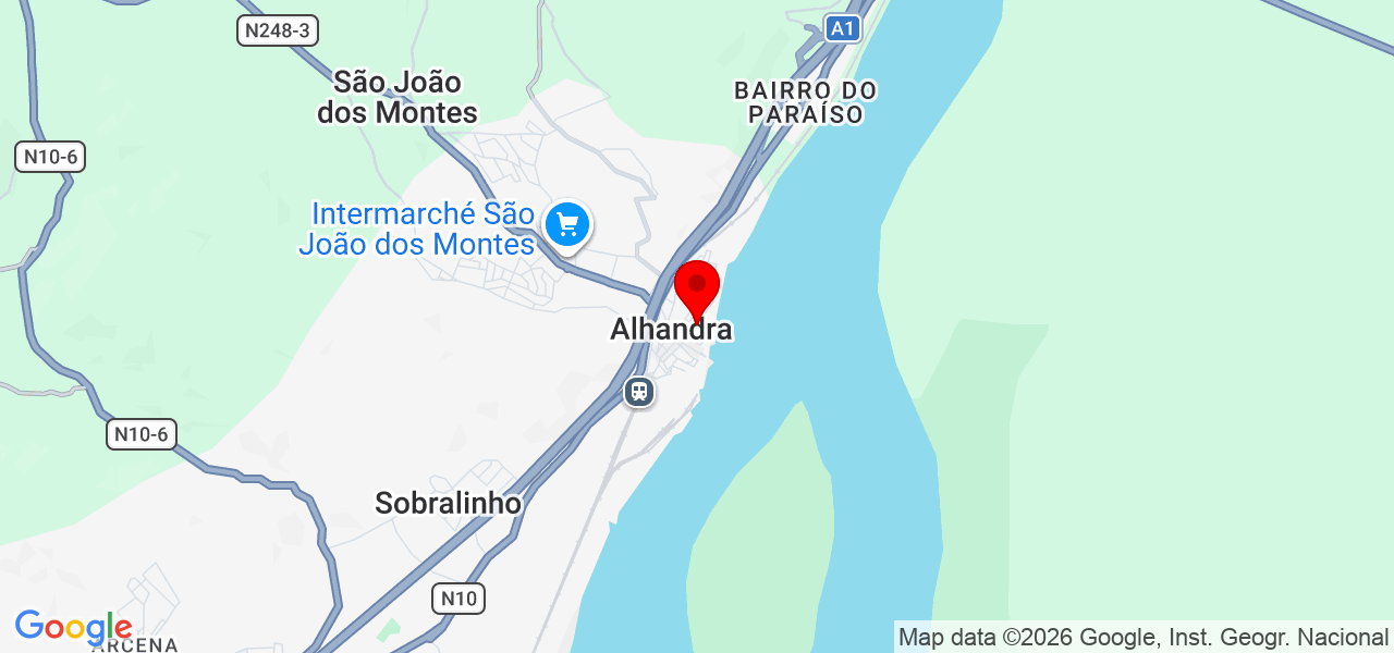 Arthur Resende - Lisboa - Vila Franca de Xira - Mapa