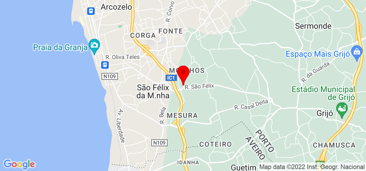 Lu&iacute;s Alexandre Barroso - Porto - Vila Nova de Gaia - Mapa