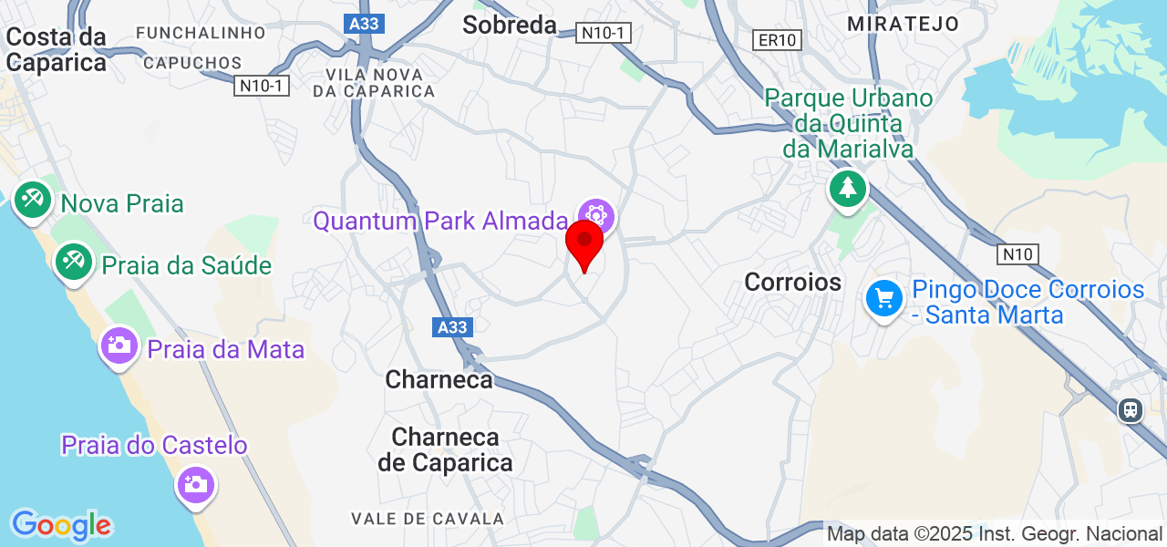 Nair machado - Setúbal - Almada - Map