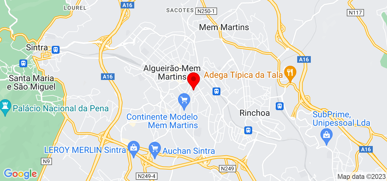Luizinho - Lisboa - Sintra - Mapa