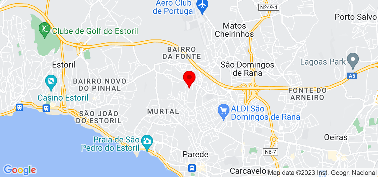 Ana Cristina - Lisboa - Cascais - Mapa