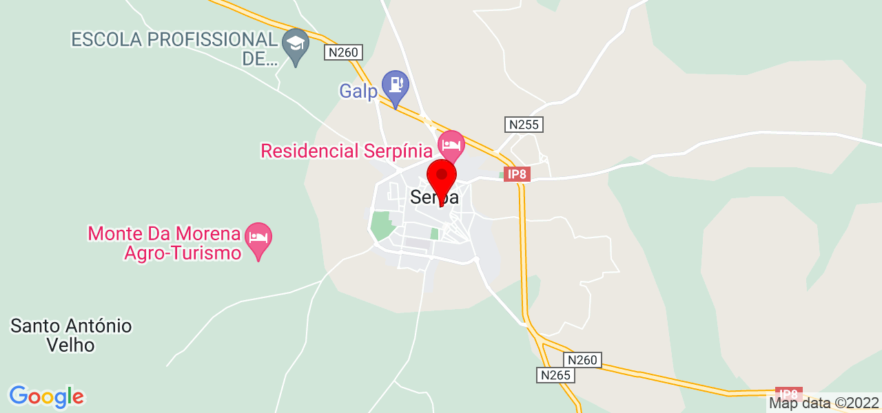 Luisa - Beja - Serpa - Map