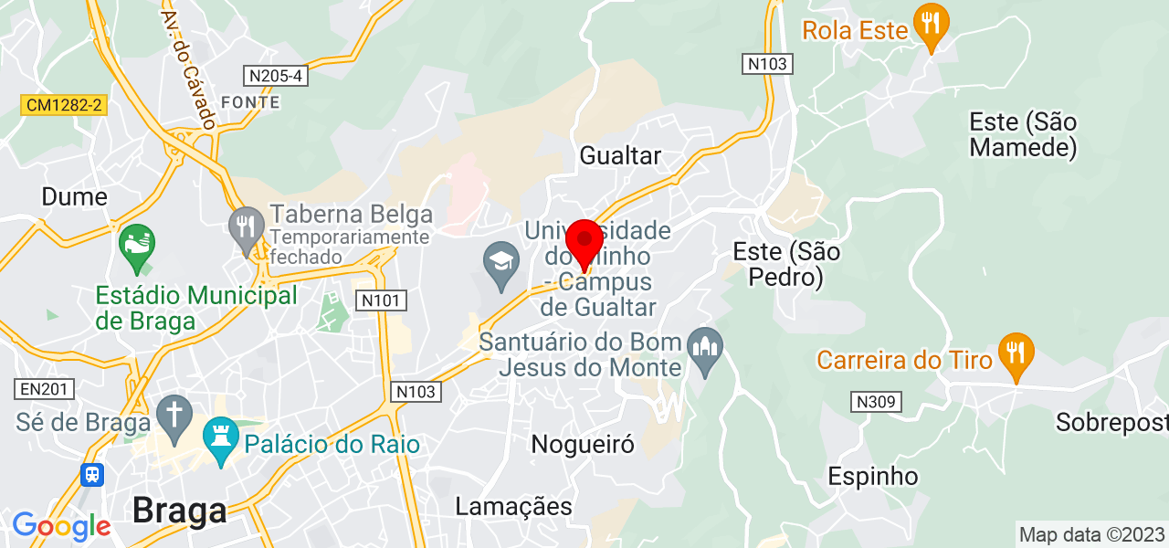 Filomena Costa - Braga - Braga - Mapa